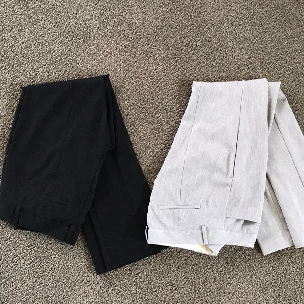 2 pairs of Express Columnist Pant Size 8